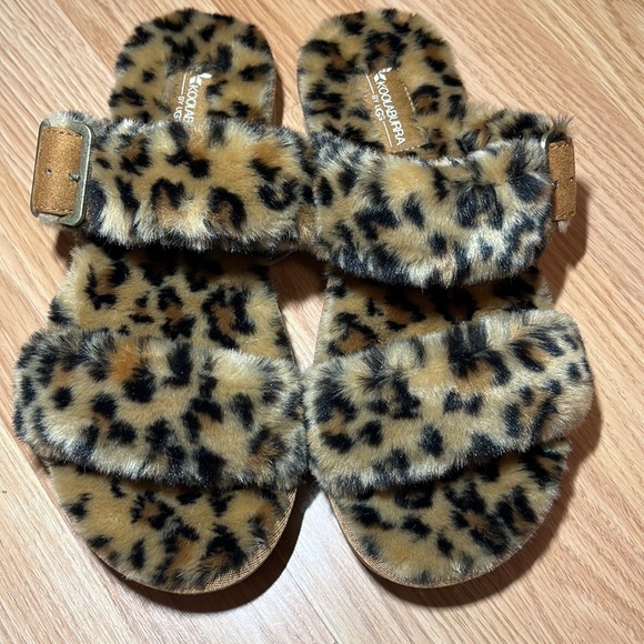 NWOT KOOLABURRA by UGG slippers/sandals size 7 leopard print - Picture 1 of 7